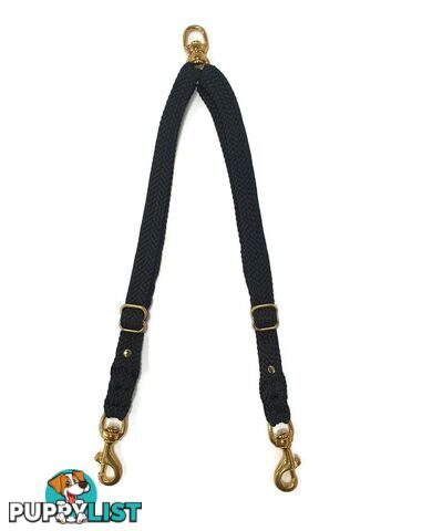 2 Dog Coupler Two Way Twin Walking Lead No Stitching - Yarnix - YNXCOUP-20-BLU