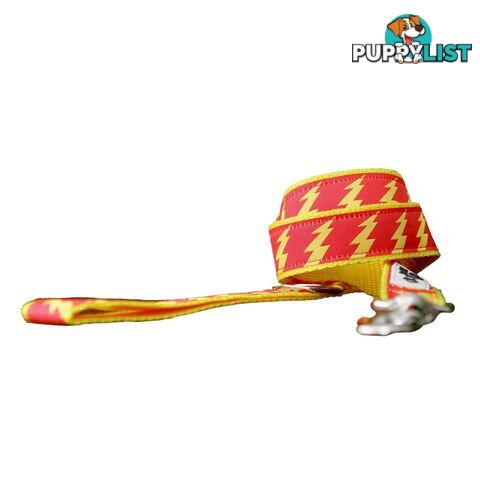 Lightning Bolt Dog Lead / Dog Leash - Hand Made by The Bark Side - TBSLDLIGBLK201.8