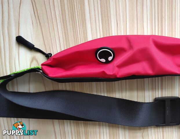 Hands Free Runner/Walker Waist Dog Leash Reflective- Moondidley Pets - MDPLDRUNBLU