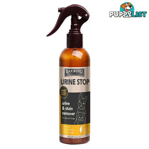 OAKWOOD PET URINE STAIN AND ODOUR REMOVER 250ML - BAINBRIDGE - BB-A7169