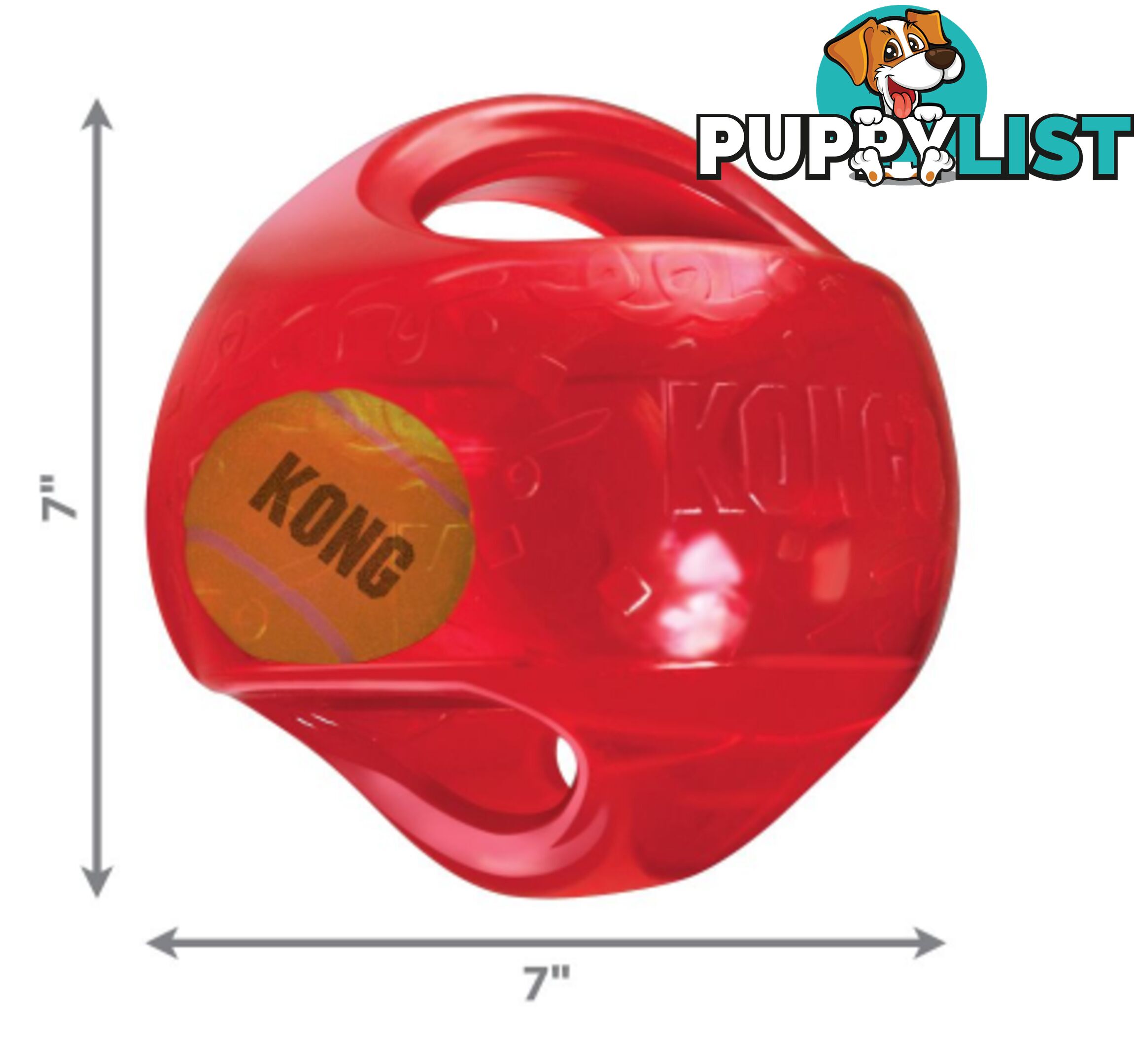 KONG Jumbler Ball - WPS-DAK2884LXLRED