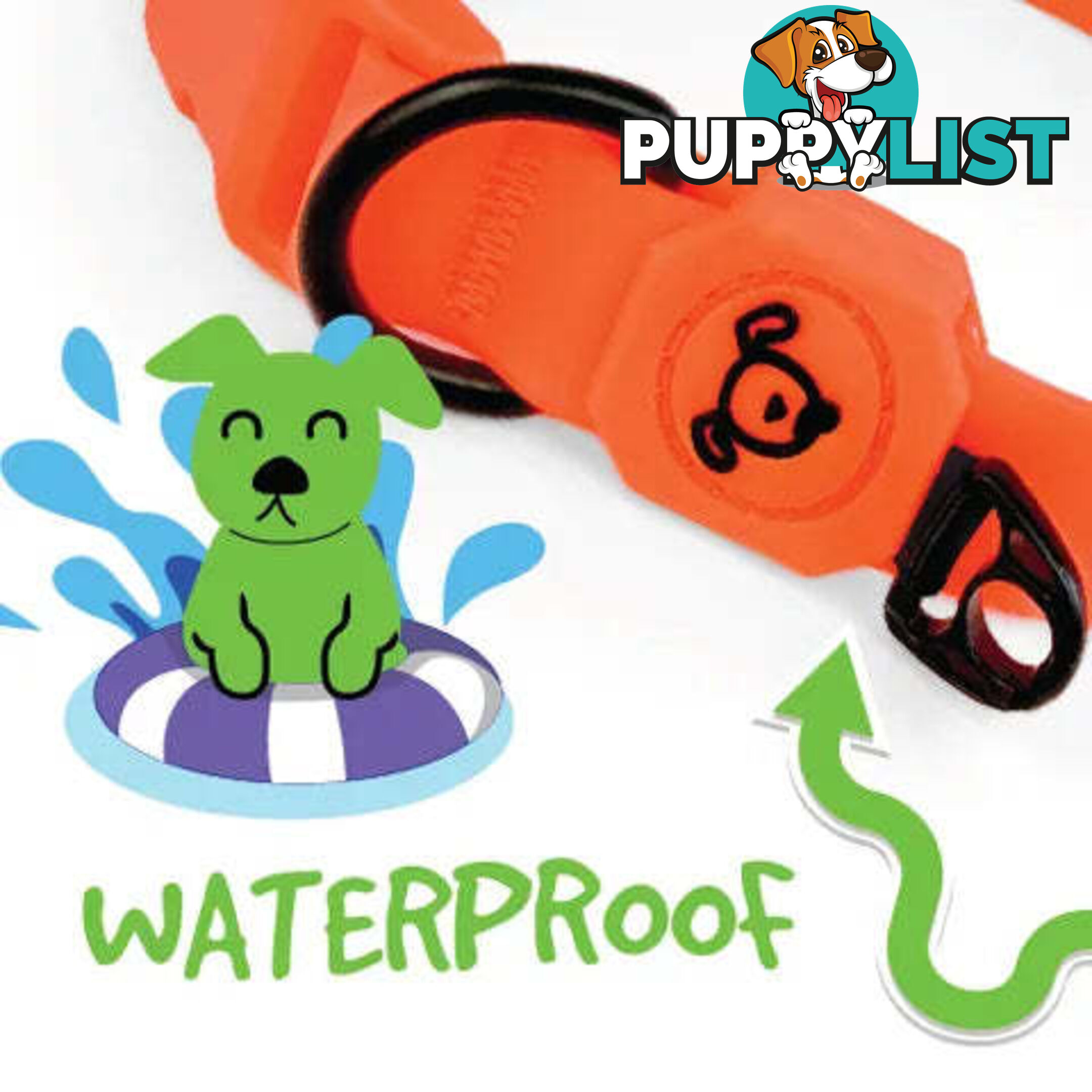 WATERPROOF DOG COLLARS - BAINBRIDGE - BB-A7273-LAV