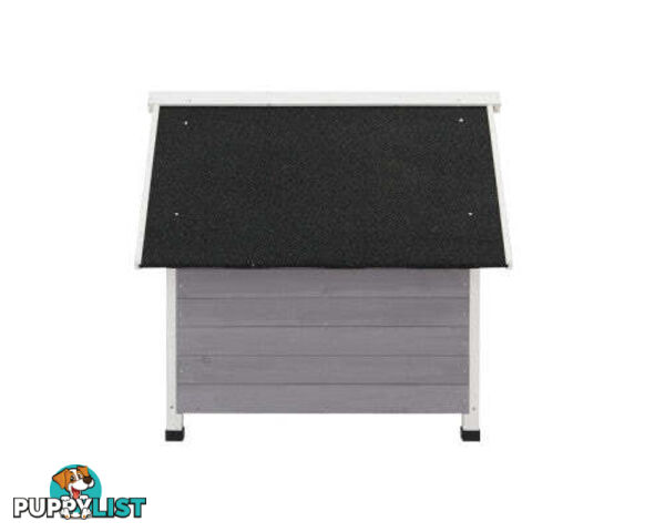 i.Pet Dog Kennel House Wooden Outdoor Indoor Puppy Pet House Weatherproof - PET-GT-DH3M-GW