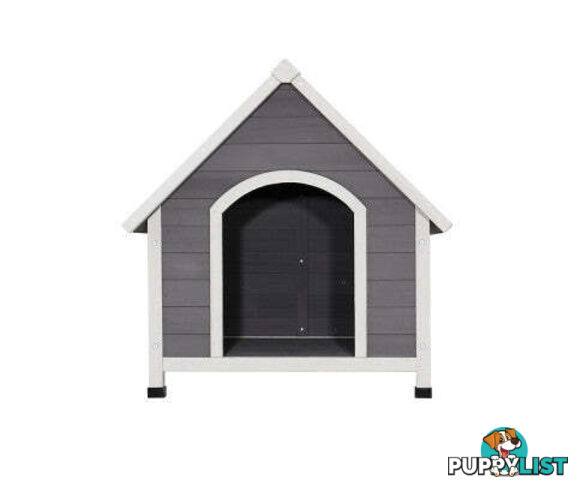 i.Pet Dog Kennel House Wooden Outdoor Indoor Puppy Pet House Weatherproof - PET-GT-DH3M-GW