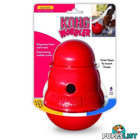 KONG Wobbler - Food Dispensing Toy - AAB-KONGWOB-S