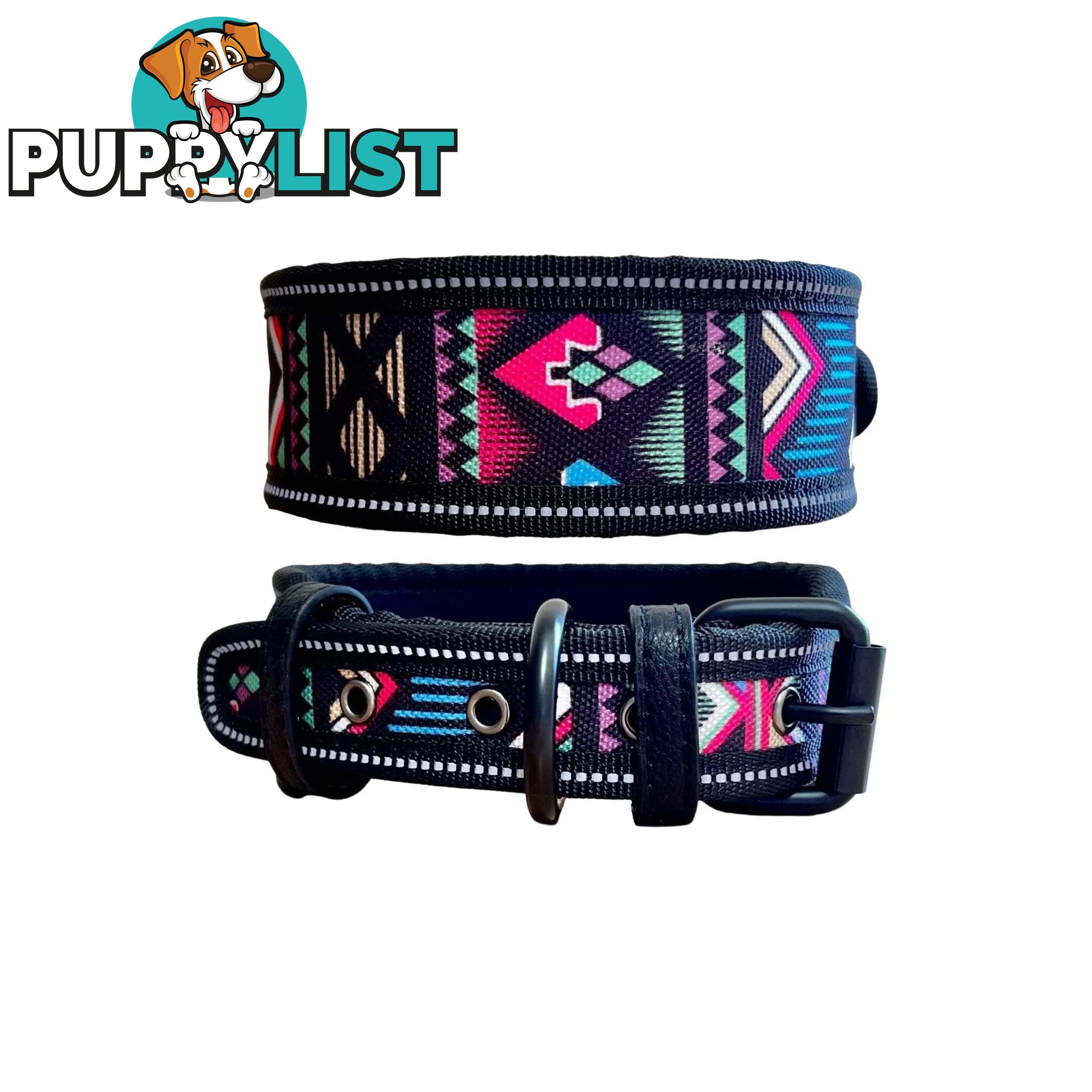 Thick Neoprene Dog Collar - Hand Made by The Bark Side - TBSNEOLGEGEOM