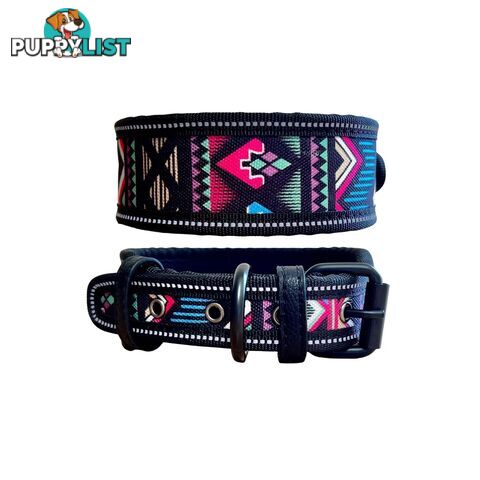 Thick Neoprene Dog Collar - Hand Made by The Bark Side - TBSNEOLGEGEOM