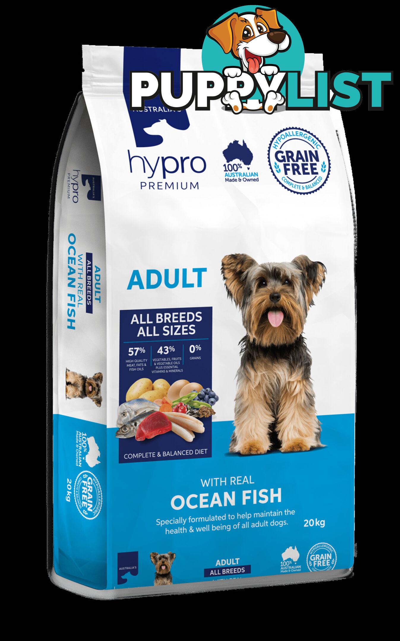 Premium Dog Food Grain Free - Hypro Premium - HPPUP2.5