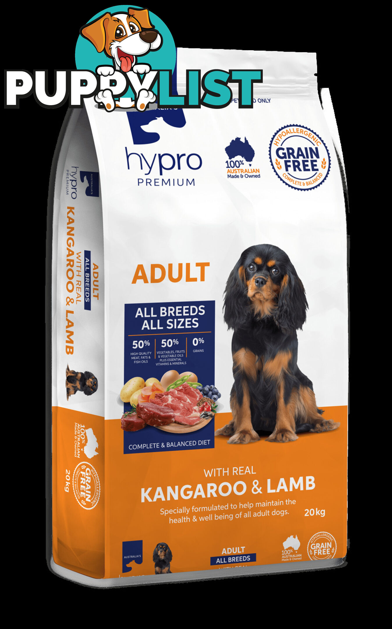 Premium Dog Food Grain Free - Hypro Premium - HPPUP2.5
