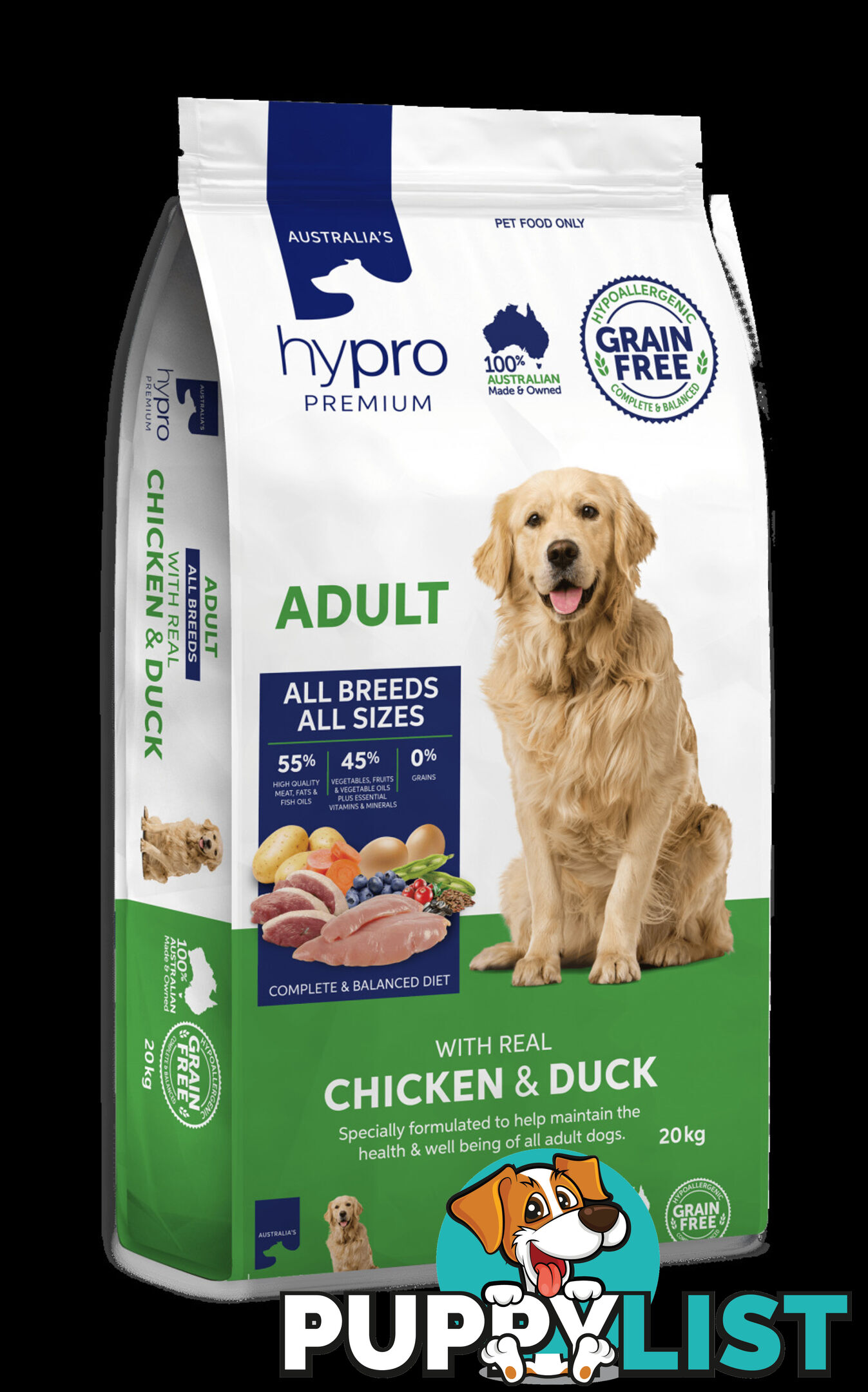Premium Dog Food Grain Free - Hypro Premium - HPPUP2.5