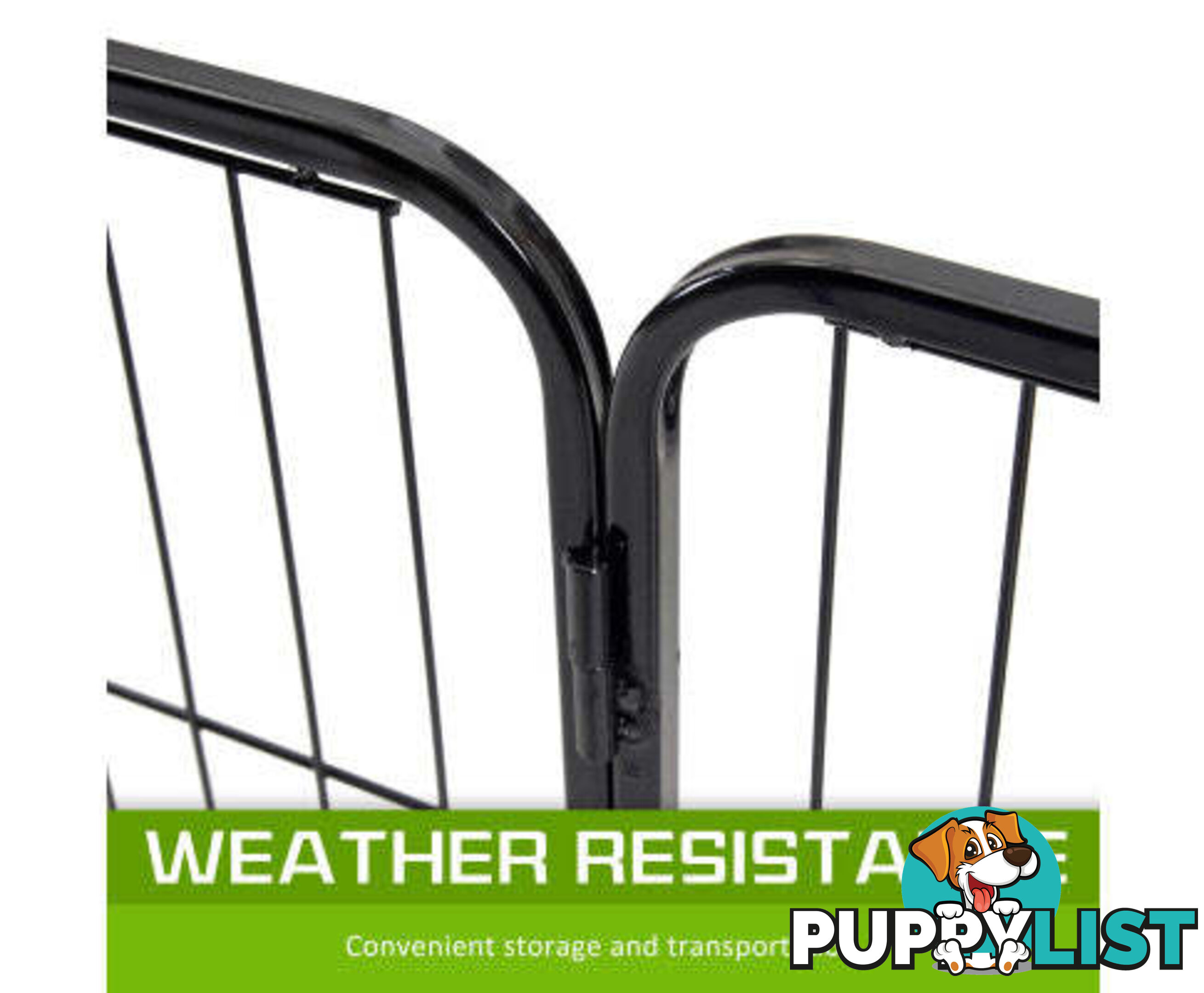 Paw Mate Pet Playpen Heavy Duty 8 Panel Foldable Dog Exercise Enclosure Fence Cage - V274-PET-PP30S
