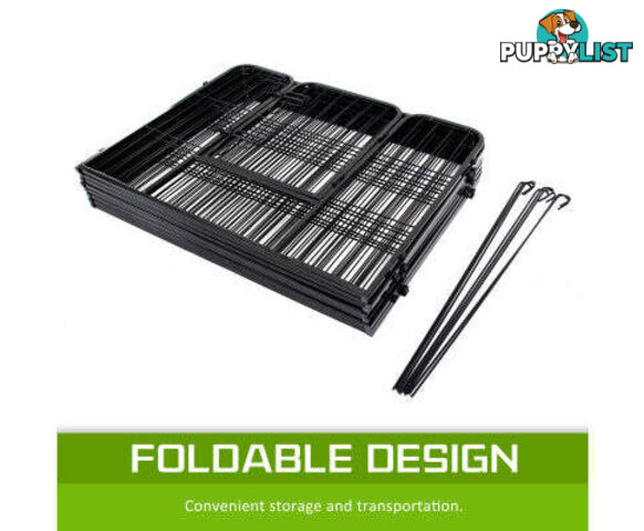 Paw Mate Pet Playpen Heavy Duty 8 Panel Foldable Dog Exercise Enclosure Fence Cage - V274-PET-PP30S