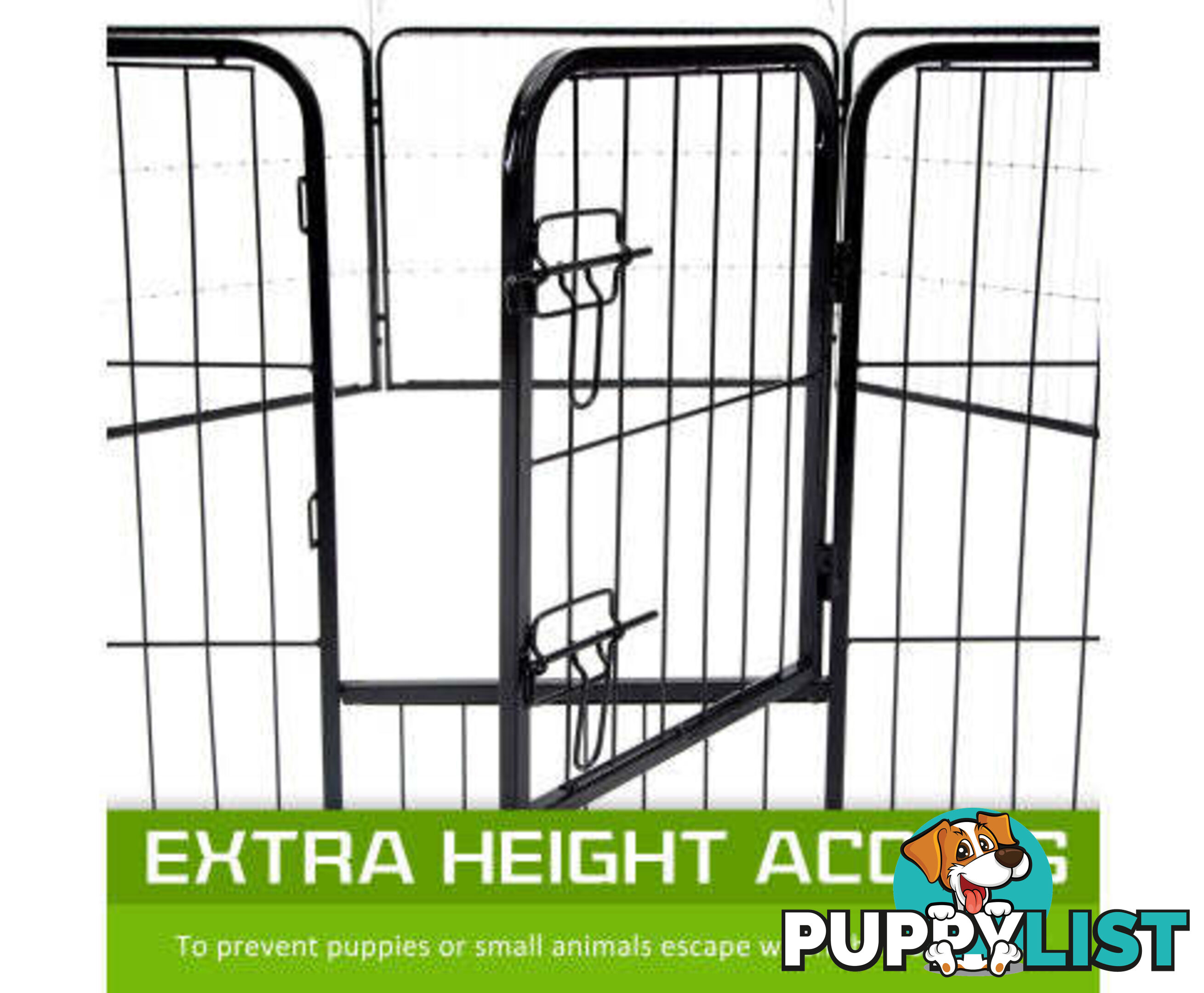 Paw Mate Pet Playpen Heavy Duty 8 Panel Foldable Dog Exercise Enclosure Fence Cage - V274-PET-PP30S