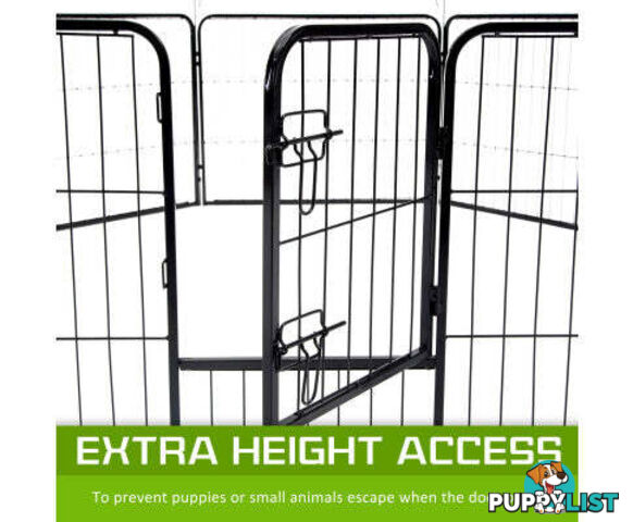 Paw Mate Pet Playpen Heavy Duty 8 Panel Foldable Dog Exercise Enclosure Fence Cage - V274-PET-PP30S