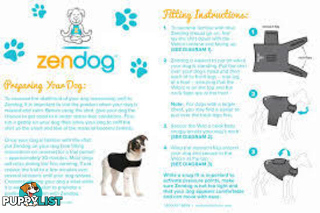 Calming Shirt - Thunder Shirt - Zendog - PPP-69-15
