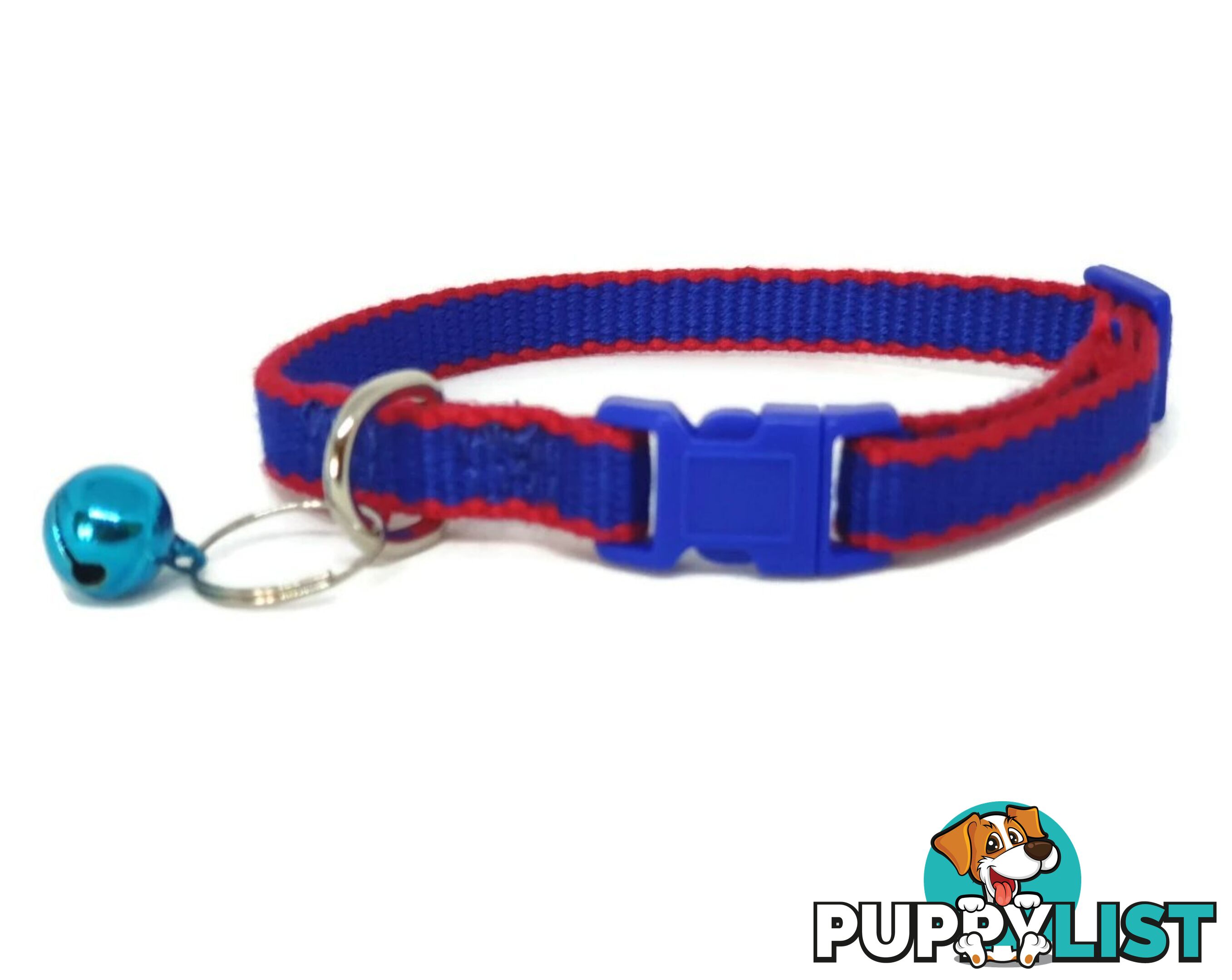100% Pure Bamboo Fibre Cat Collar Plastic Buckle - Moondidley Pets - MDPCOLCATNVY