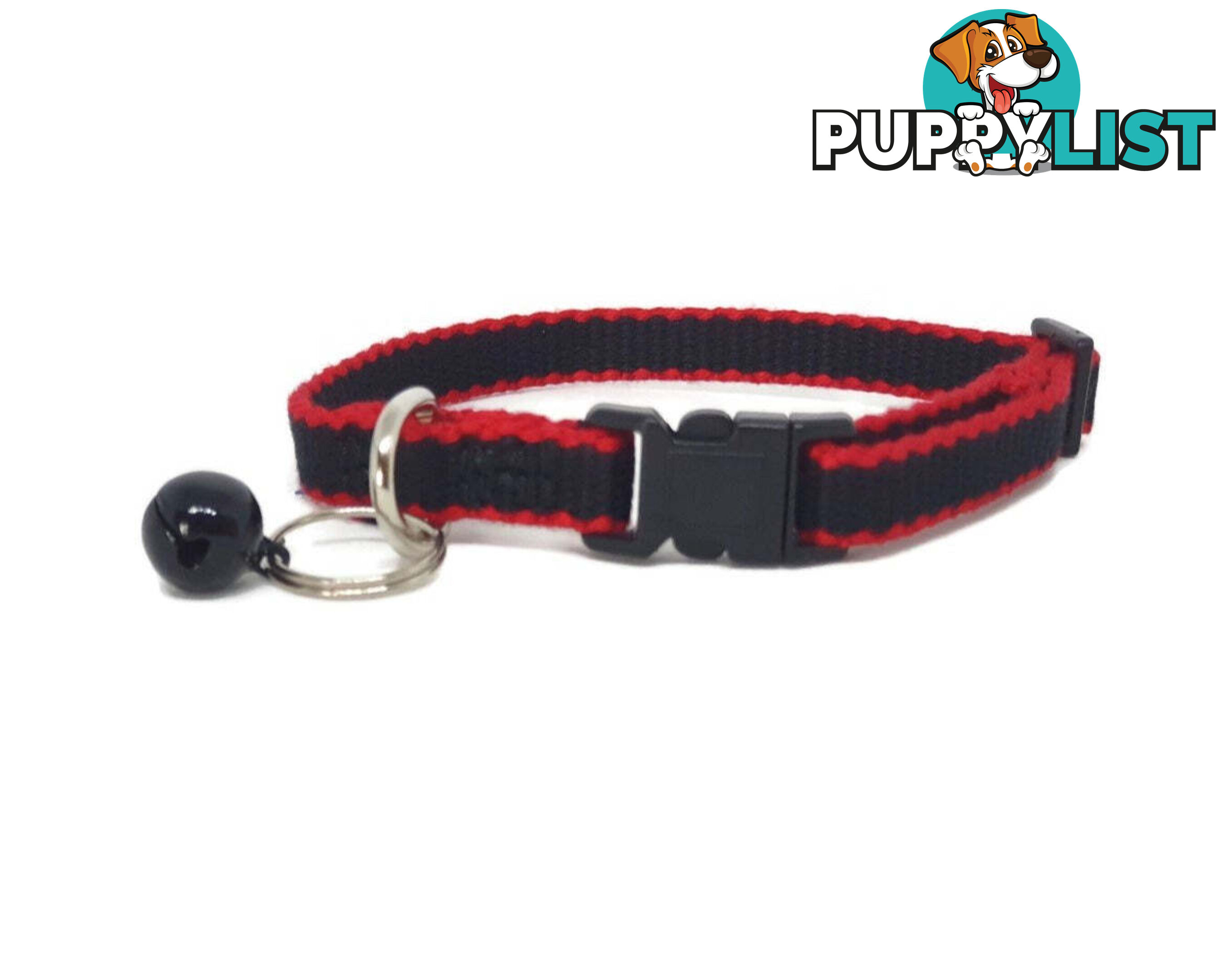 100% Pure Bamboo Fibre Cat Collar Plastic Buckle - Moondidley Pets - MDPCOLCATNVY