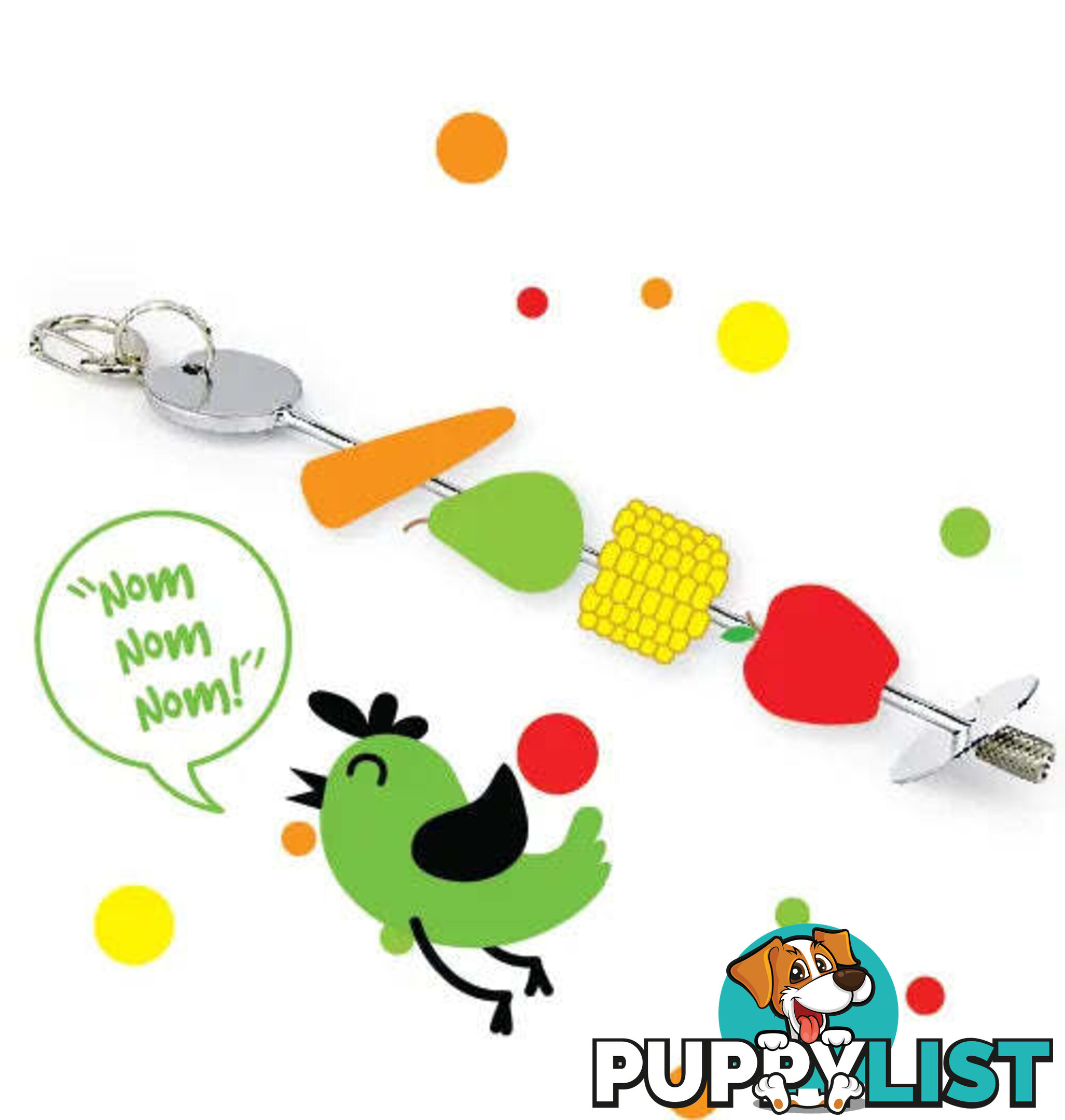 BIRD METAL TREAT HOLDER - 22 CM - BAINBRIDGE - BB-A8365