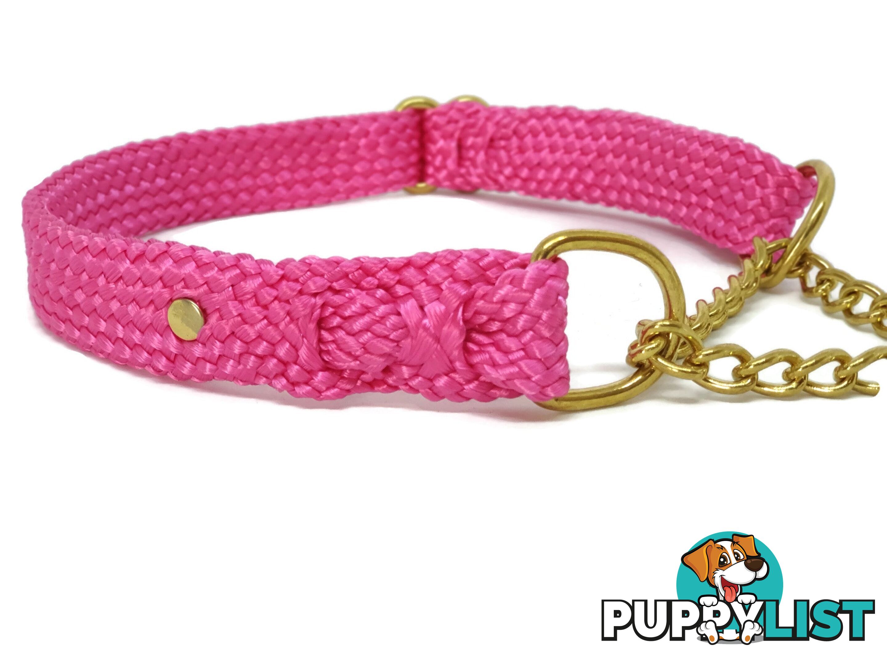 Martingale Dog Collars No Stitching Tough Yarnix - YNXCOLMARXL20LGRNRED