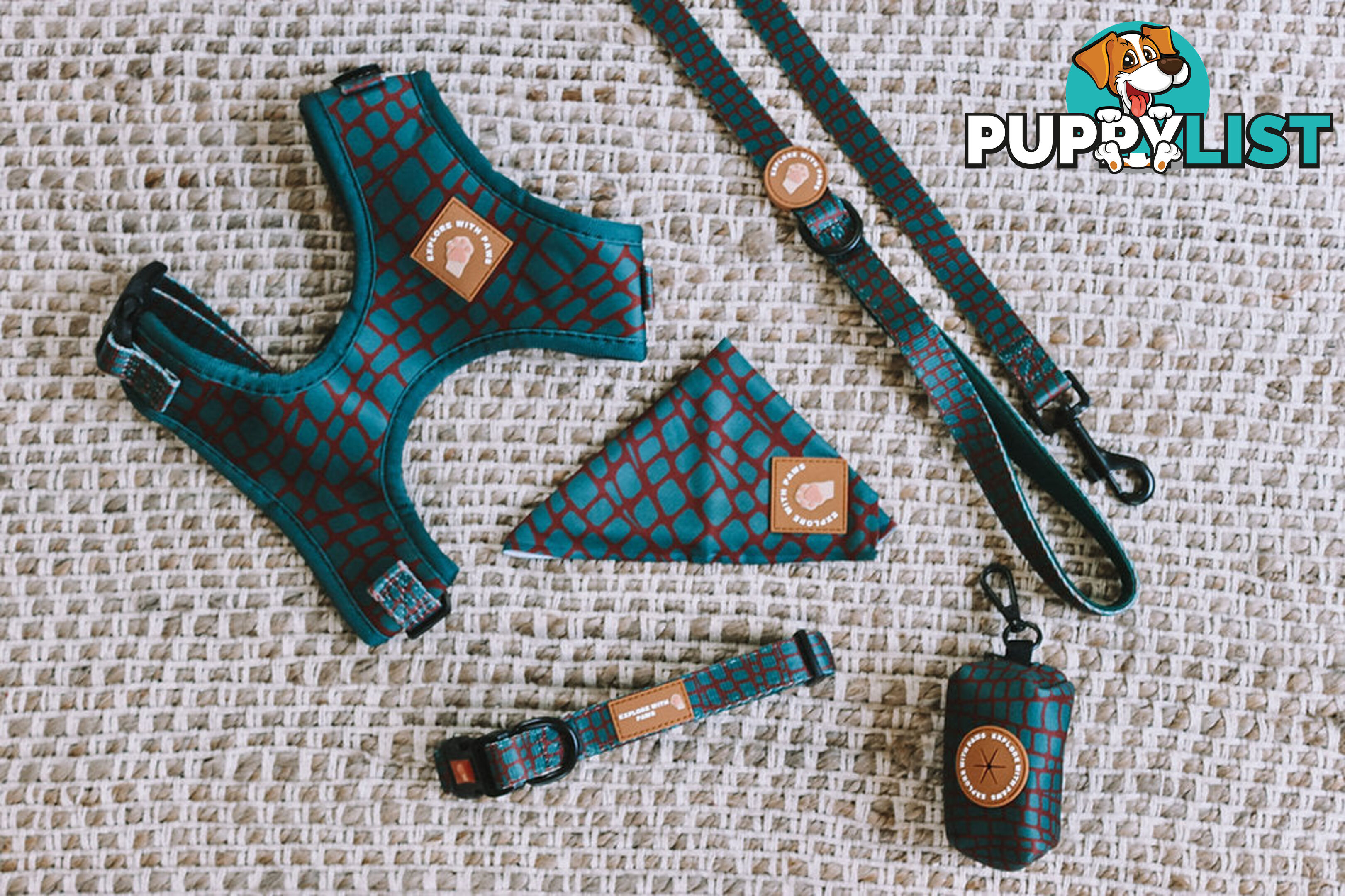Designer Dog Collars by Explore with Paws - EWPCOLMCRON