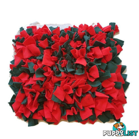 Snuffle Mats - Premium Heavy Duty Rubber Based - Pet Treat Play - Calms Anxiety - Slow Feeder - SNUFFLE-MED-YLBK