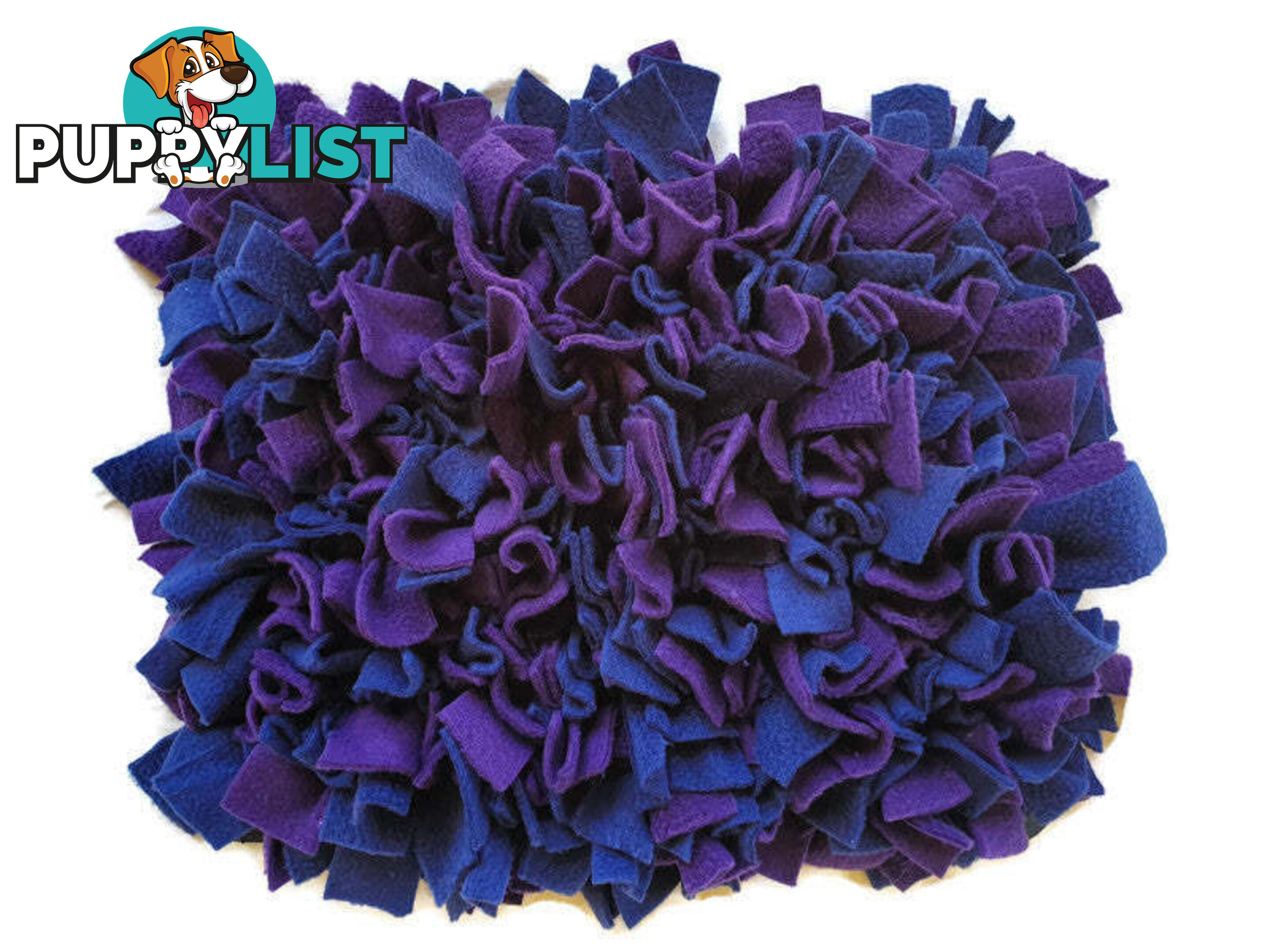 Snuffle Mats - Premium Heavy Duty Rubber Based - Pet Treat Play - Calms Anxiety - Slow Feeder - SNUFFLE-MED-YLBK