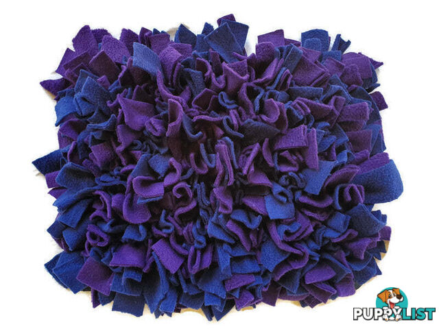Snuffle Mats - Premium Heavy Duty Rubber Based - Pet Treat Play - Calms Anxiety - Slow Feeder - SNUFFLE-MED-YLBK