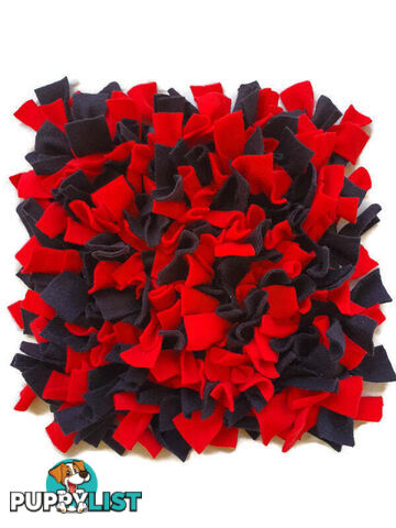 Snuffle Mats - Premium Heavy Duty Rubber Based - Pet Treat Play - Calms Anxiety - Slow Feeder - SNUFFLE-MED-YLBK