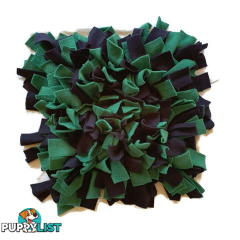 Snuffle Mats - Premium Heavy Duty Rubber Based - Pet Treat Play - Calms Anxiety - Slow Feeder - SNUFFLE-MED-YLBK