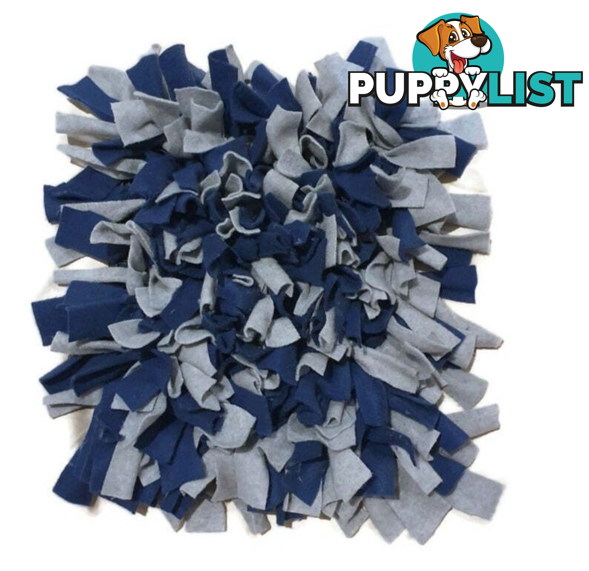 Snuffle Mats - Premium Heavy Duty Rubber Based - Pet Treat Play - Calms Anxiety - Slow Feeder - SNUFFLE-MED-YLBK