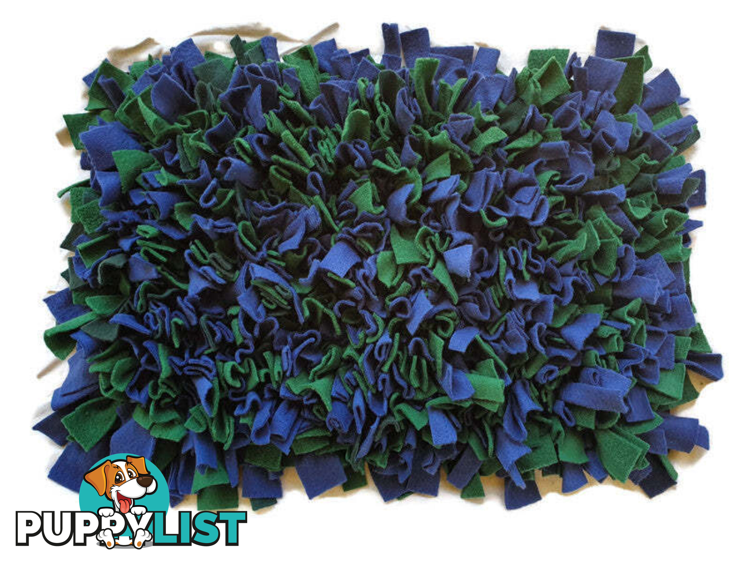 Snuffle Mats - Premium Heavy Duty Rubber Based - Pet Treat Play - Calms Anxiety - Slow Feeder - SNUFFLE-MED-YLBK