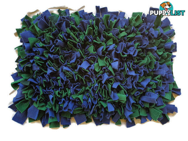 Snuffle Mats - Premium Heavy Duty Rubber Based - Pet Treat Play - Calms Anxiety - Slow Feeder - SNUFFLE-MED-YLBK