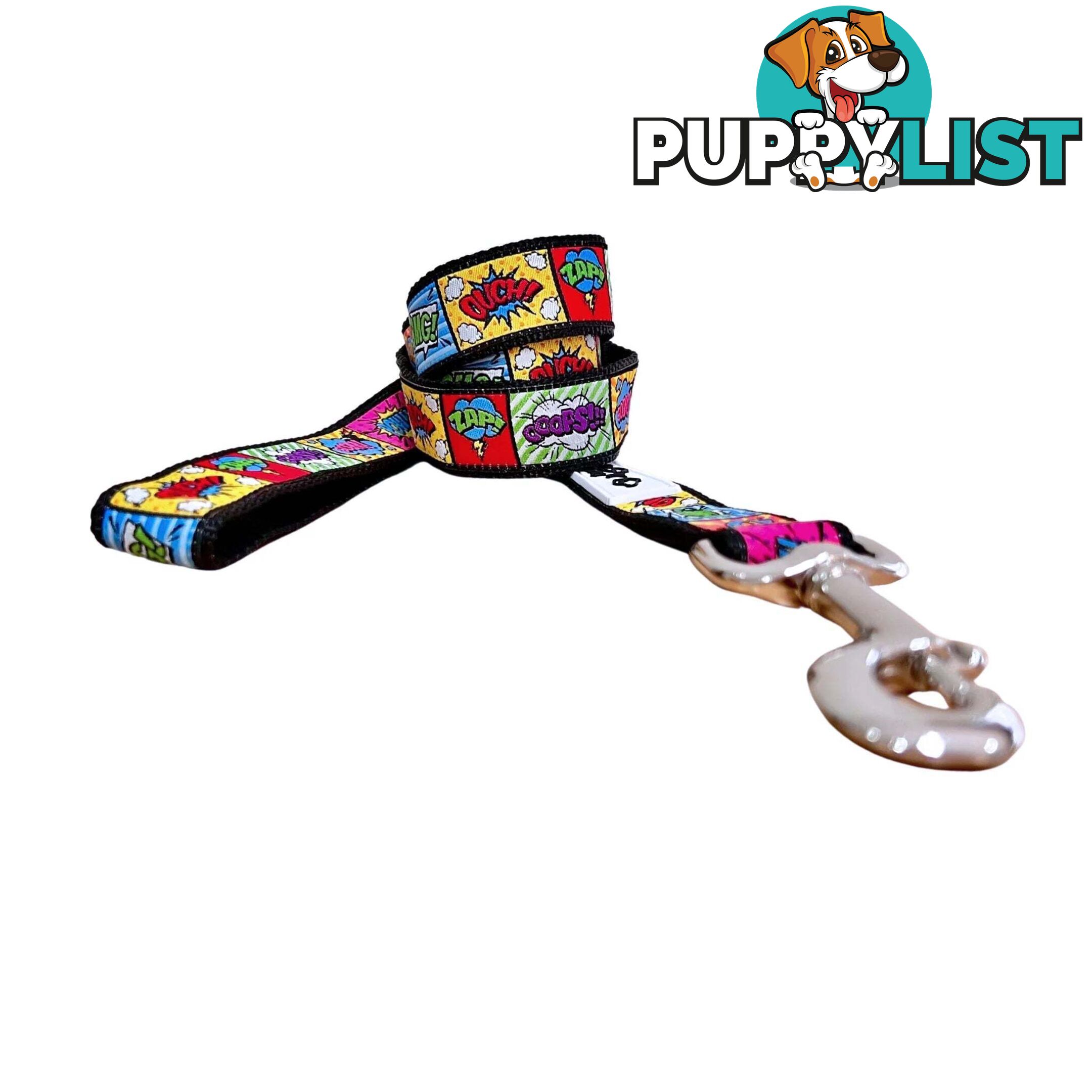 Comic Mania Dog Lead / Dog Leash - Hand Made by The Bark Side - TBSLDCOM251.8