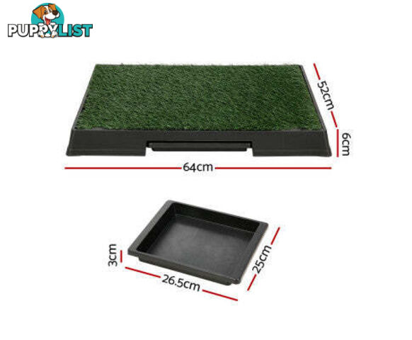 i.Pet Pet Training Pad With Tray Grass Mat - PET-PAD-GRASSX1