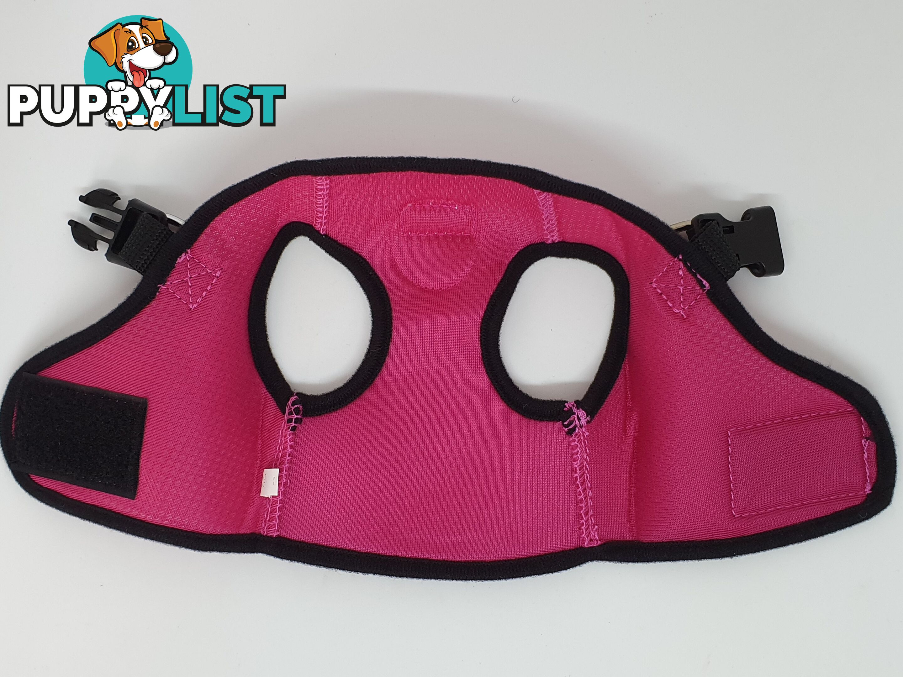 Vest Harness Pet Dog-Cat Step-in Velcro and Buckle Attachments - Moondidley Pets - MDPVESTXSBLK