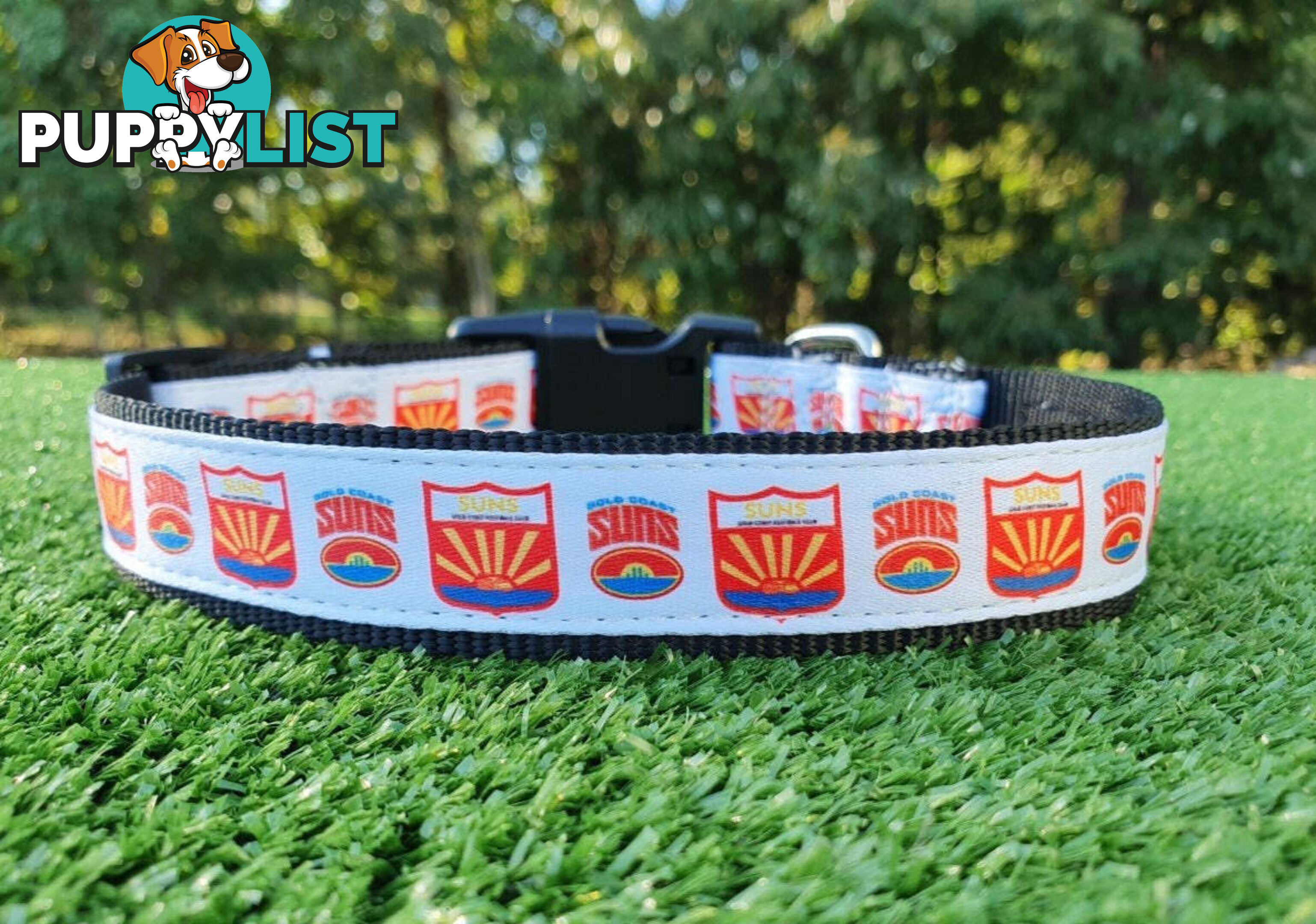 AFL Dog Collars, Footy - Aussie Rules - Moondidley Pets - MDPCOLAFLMCB