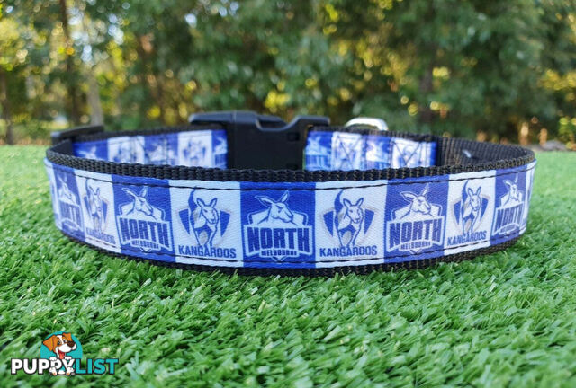 AFL Dog Collars, Footy - Aussie Rules - Moondidley Pets - MDPCOLAFLMCB
