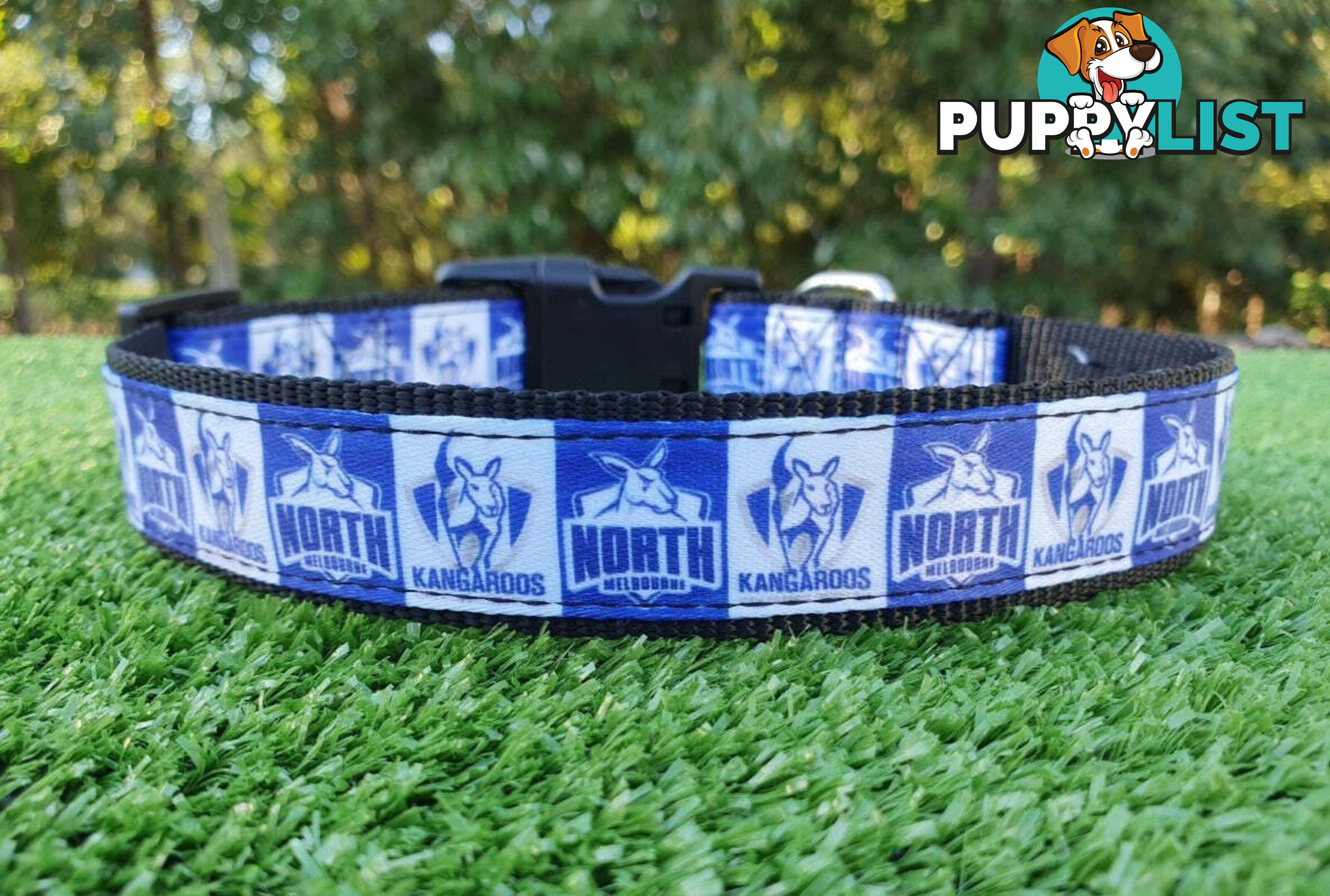 AFL Dog Collars, Footy - Aussie Rules - Moondidley Pets - MDPCOLAFLSGCS