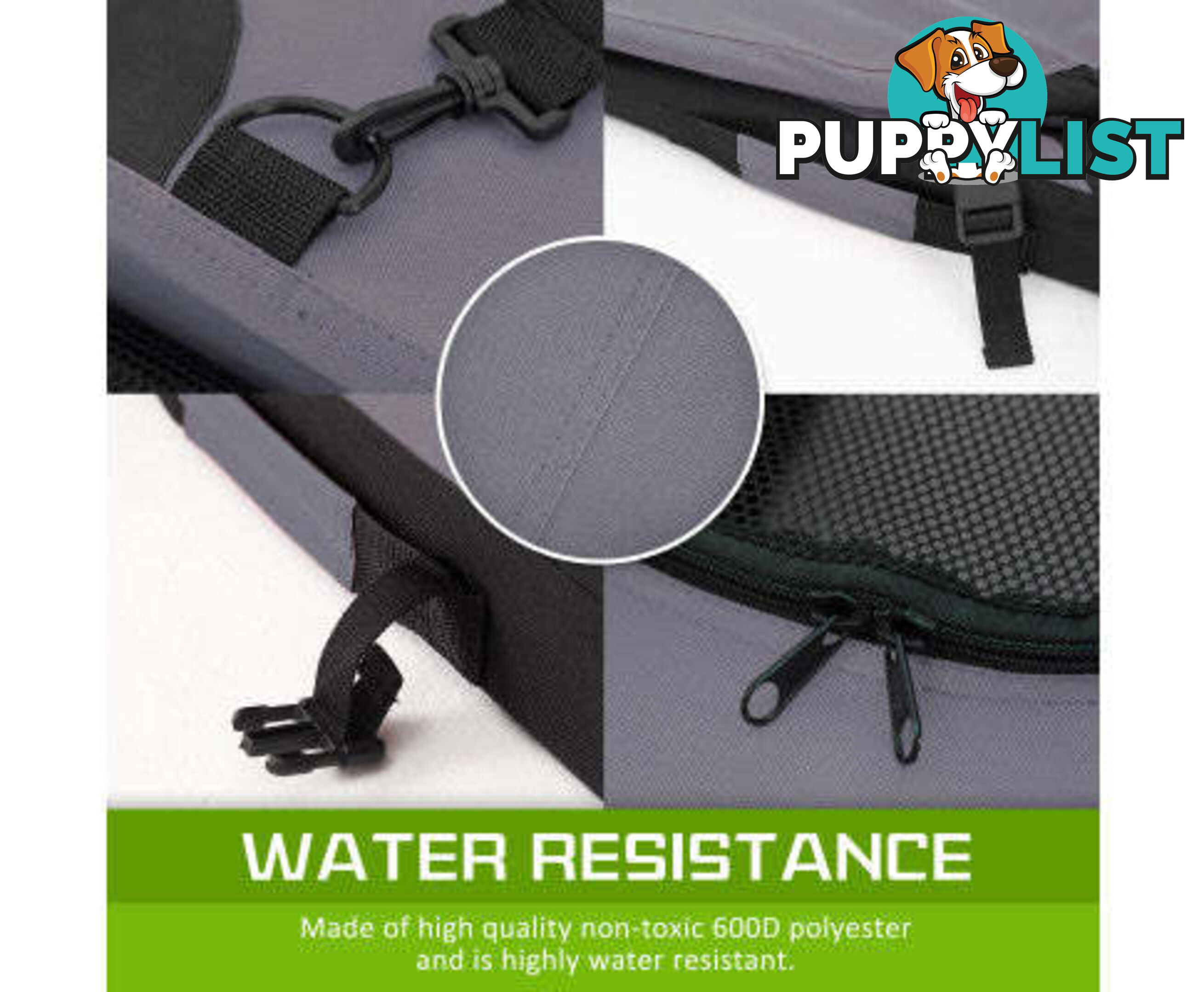 Paw Mate Portable Soft Dog Cage Crate Carrier - V274-PET-3002L-BU