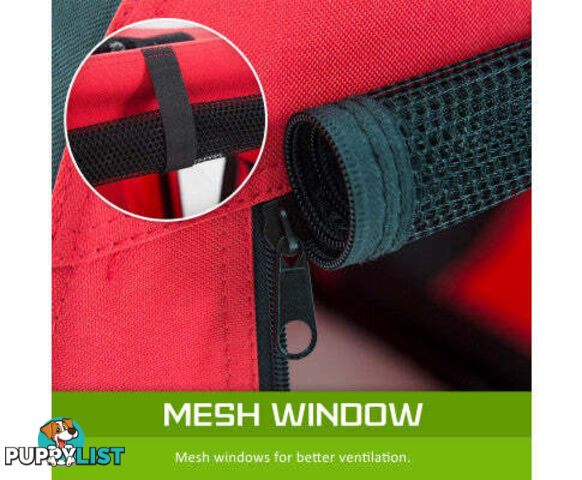 Paw Mate Portable Soft Dog Cage Crate Carrier - V274-PET-3002L-BU
