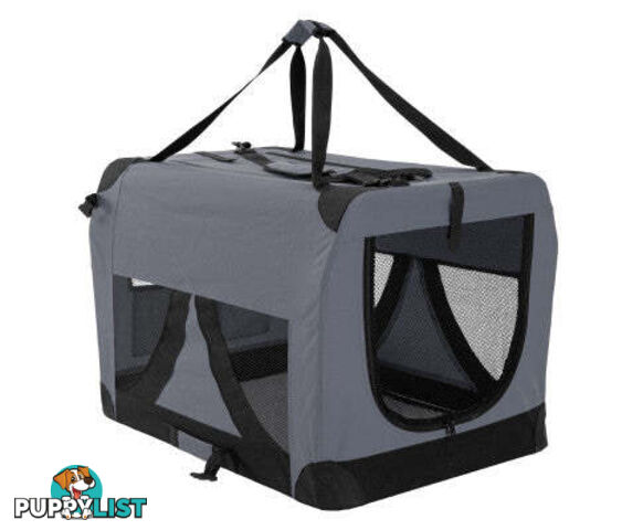 Paw Mate Portable Soft Dog Cage Crate Carrier - V274-PET-3002L-BU