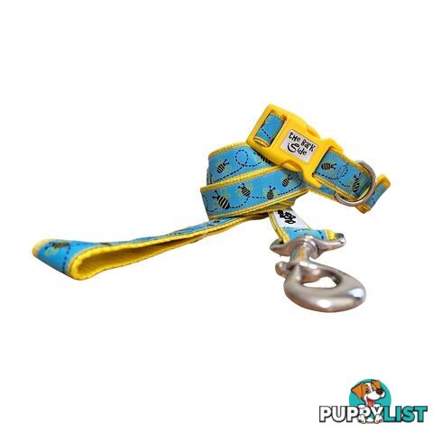 Bumble Bee Dog Collar - Hand Made by The Bark Side - TBSBUMMED
