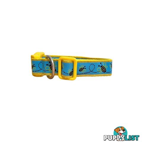 Bumble Bee Dog Collar - Hand Made by The Bark Side - TBSBUMMED