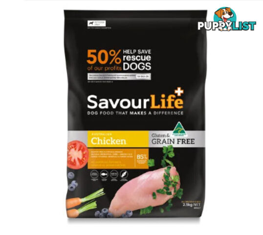 SavourLife Grain Free Dog Food 2.5kg - WPS-DPS7075