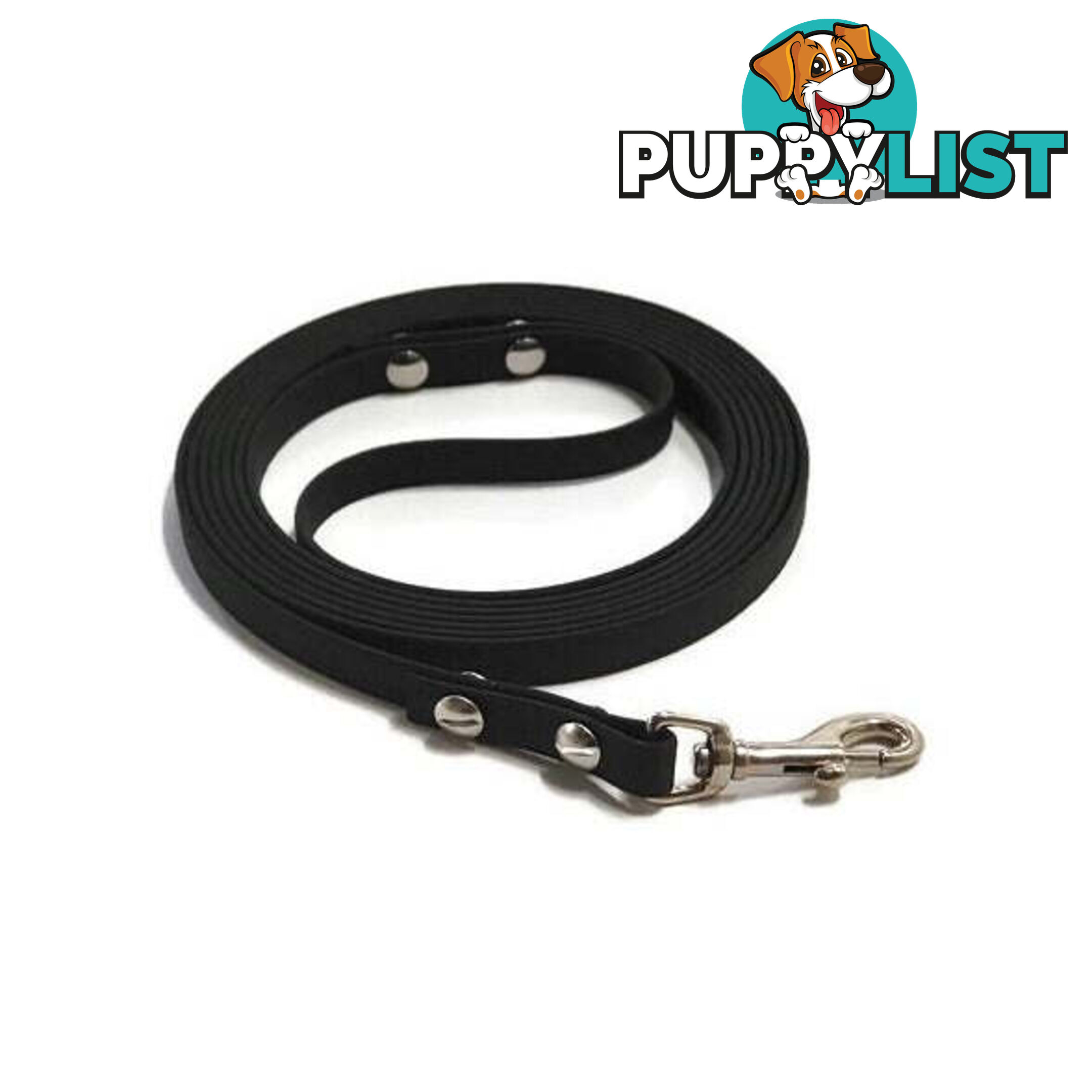 3m - 5m Biothane Dog Lead - BIOLD3SMBLK
