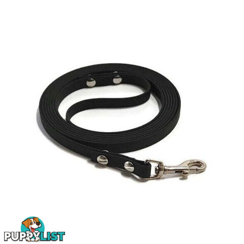 3m - 5m Biothane Dog Lead - BIOLD3SMBLK