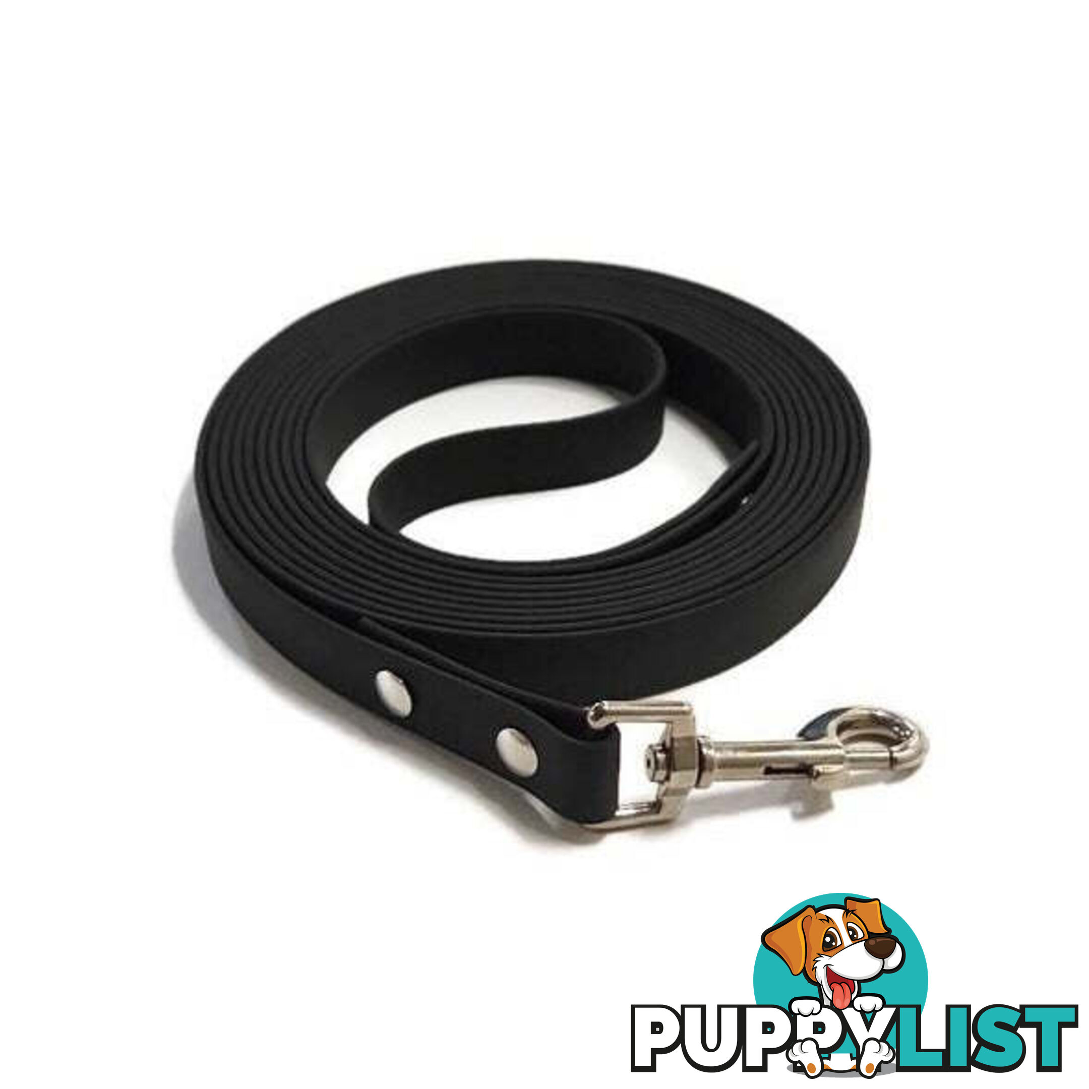 3m - 5m Biothane Dog Lead - BIOLD3SMBLK