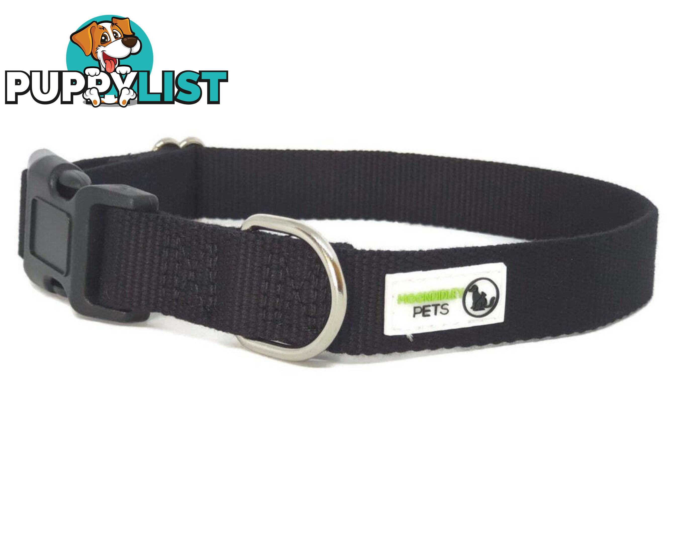 100% Pure Bamboo Fibre Dog Collar Plastic Buckle - Moondidley Pets - MDPCOLBAMMRED