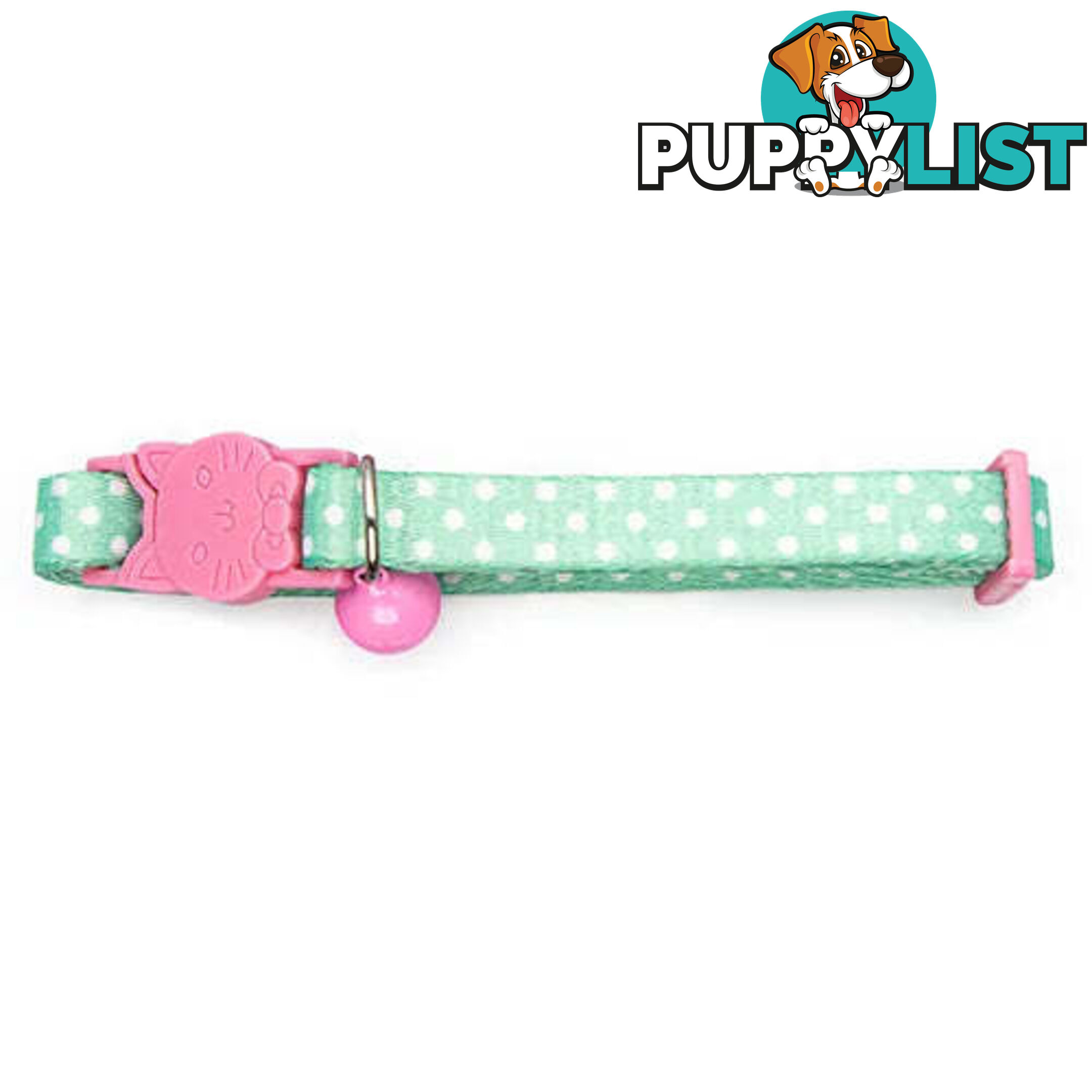 DOTTED CAT COLLAR - BAINBRIDGE - BB-A7268-RED