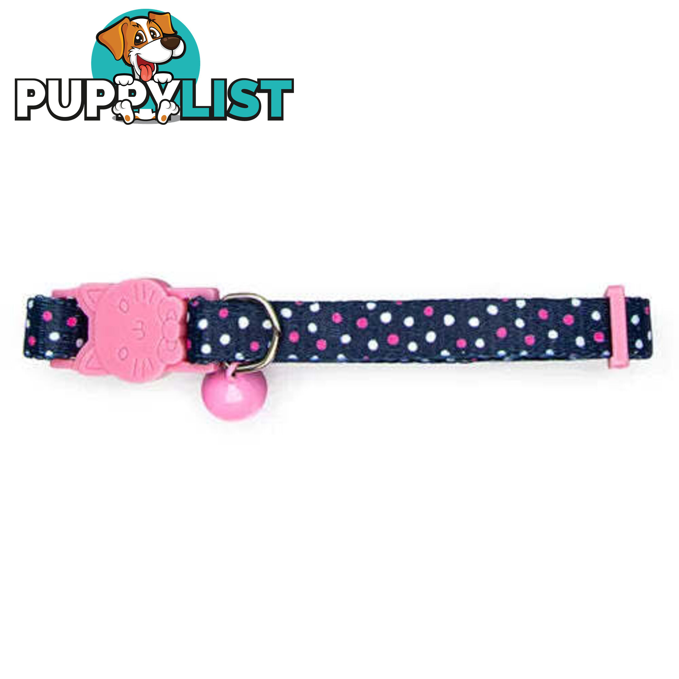DOTTED CAT COLLAR - BAINBRIDGE - BB-A7268-RED